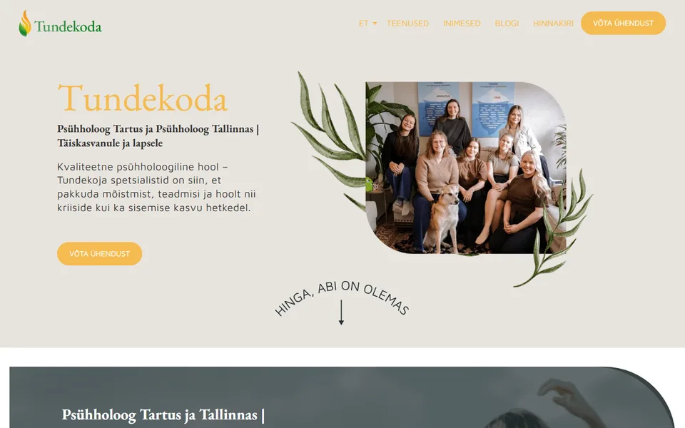 tundekoda.parkproduction.ee avaleht